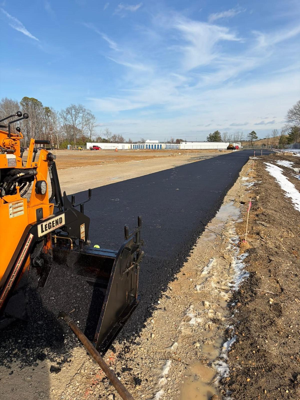 Commercial property paving