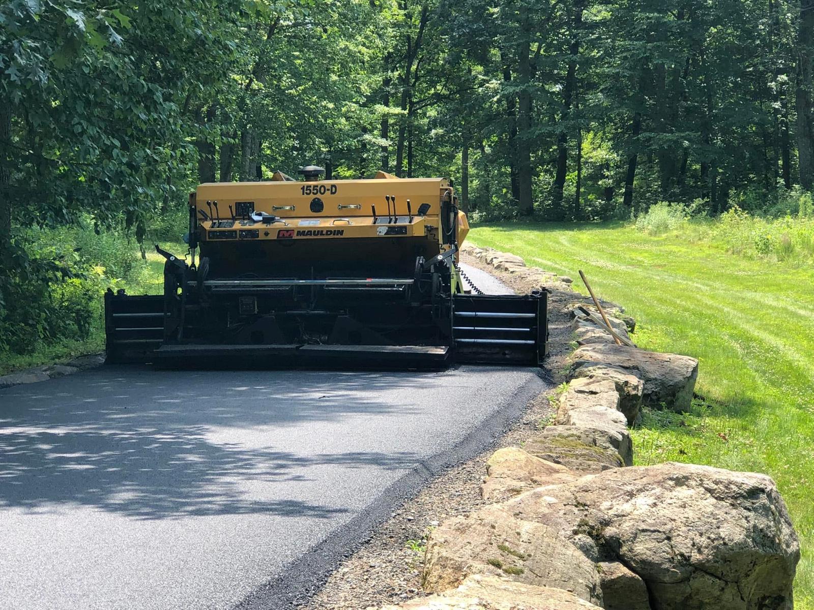 Residential driveway paving