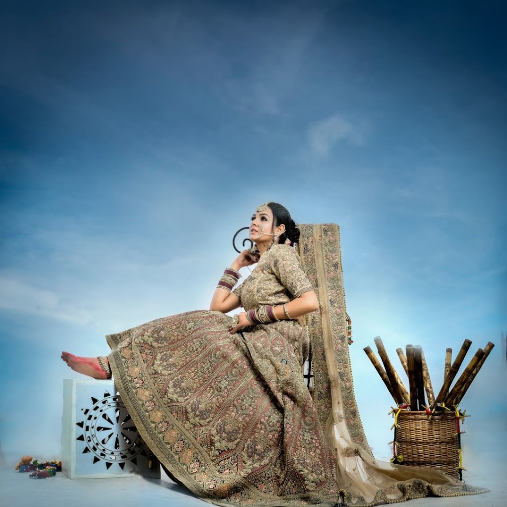 Artistic portrait in nature